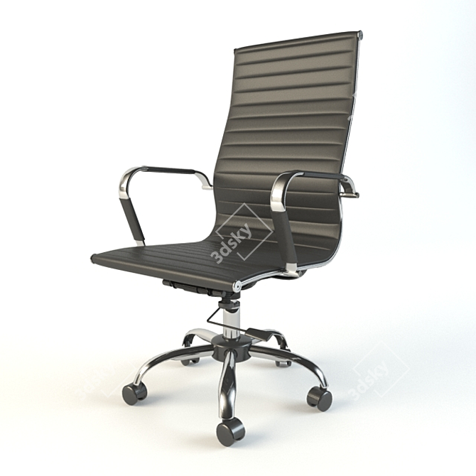 Modern Comfort Armchair 3D model image 1