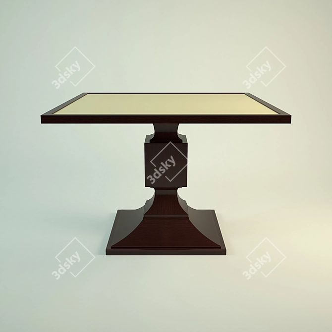 Sophisticated Thomas Pheasant Dining Table 3D model image 1