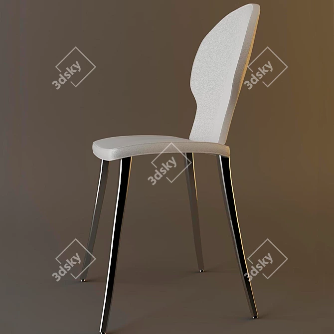 Elegant Victor Chair by Bonaldo 3D model image 2