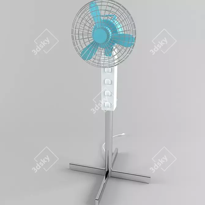 Cool Breeze Fan 3D model image 1