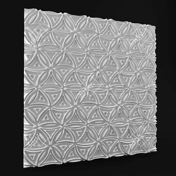 Sleek 3D Panel for Modern Spaces 3D model image 1