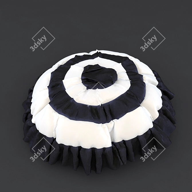 Cloud-Soft Dream Pillow 3D model image 1