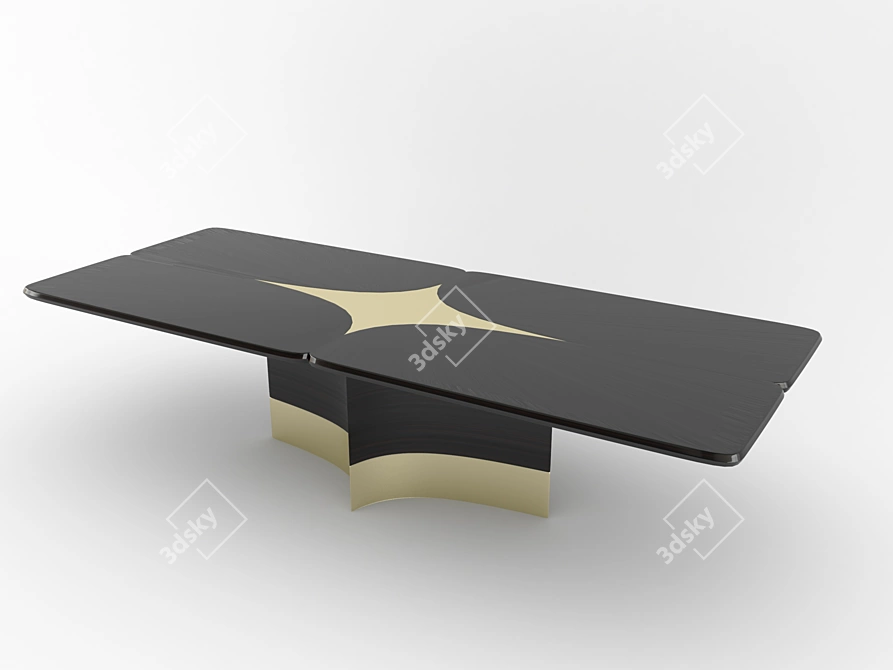 Fendi Casa Dining Table 3D model image 1