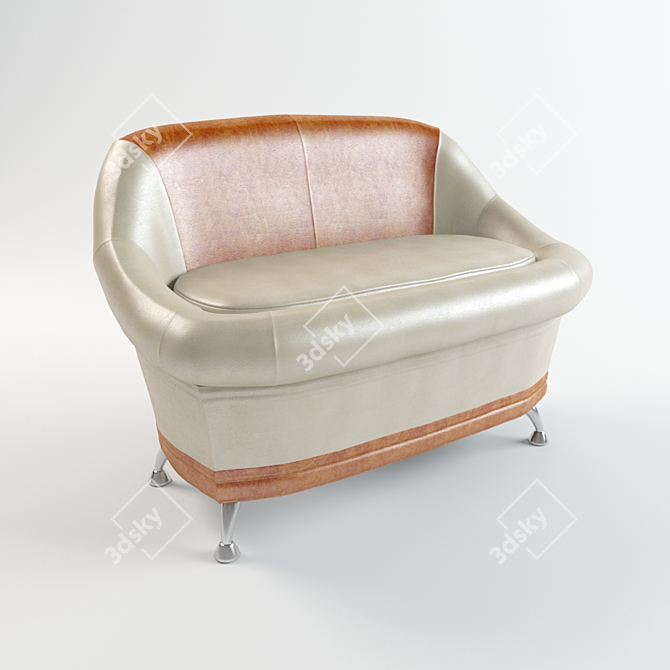 Sleek Orion Sofa: Modern Comfort 3D model image 1