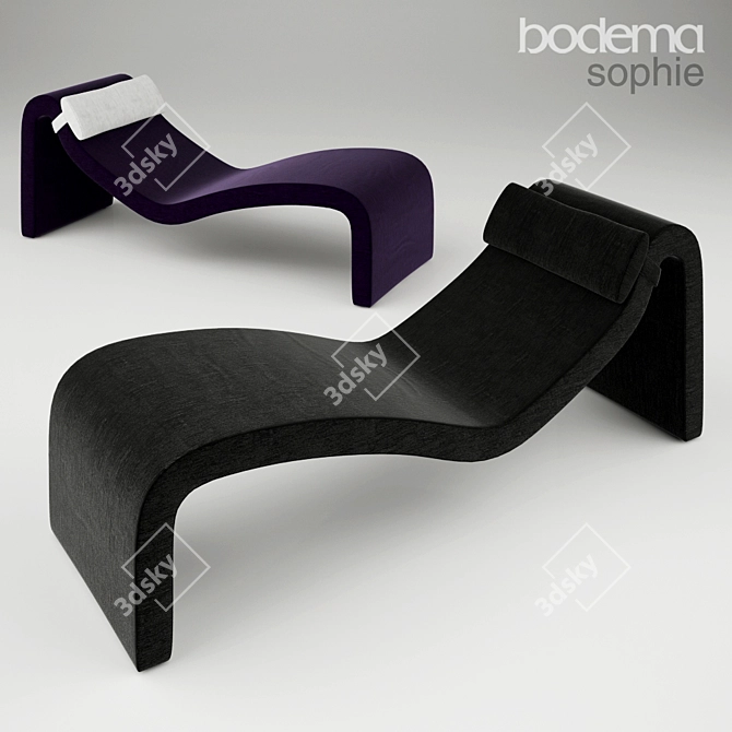 Sophie Armchair: Stylish Comfort 3D model image 1