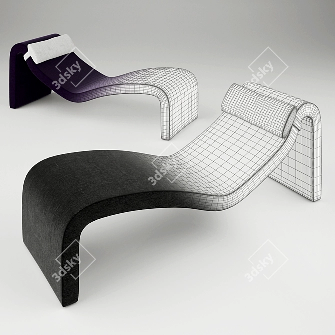 Sophie Armchair: Stylish Comfort 3D model image 2