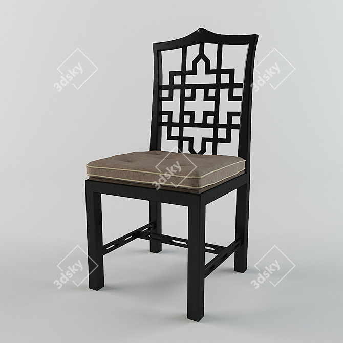 Chelini Fiss 2089 Dining Chair 3D model image 1