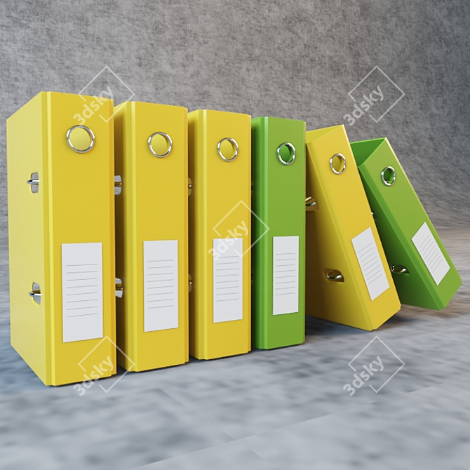 Organize with Paper Folders 3D model image 1