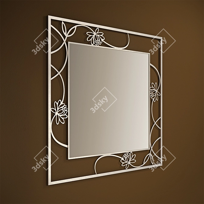 Elegant Camelia Mirror - Bontempi Casa 3D model image 2