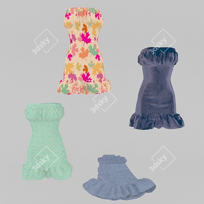 Dress East Bay 3D model image 1