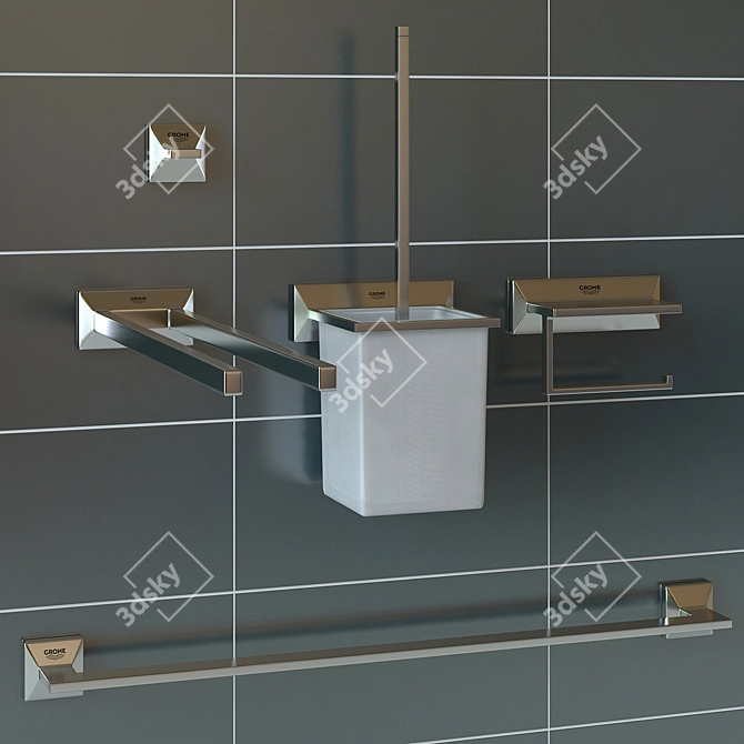 Elevate your bathroom with Grohe Allure 3D model image 3