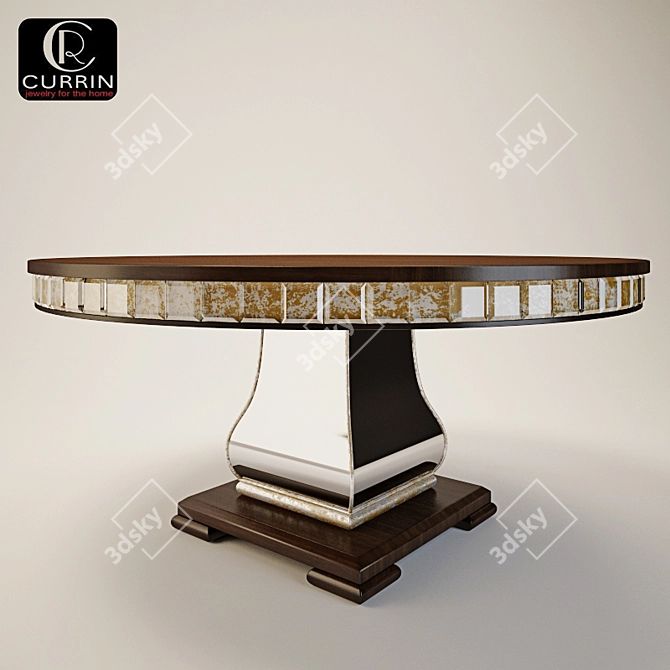 CR Currin Table 7004-8-60 3D model image 1