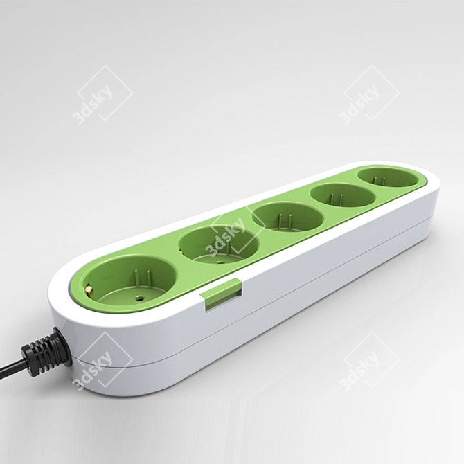 PowerGuard: Ultimate Surge Protector 3D model image 1