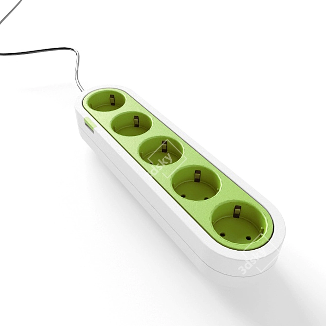 PowerGuard: Ultimate Surge Protector 3D model image 2