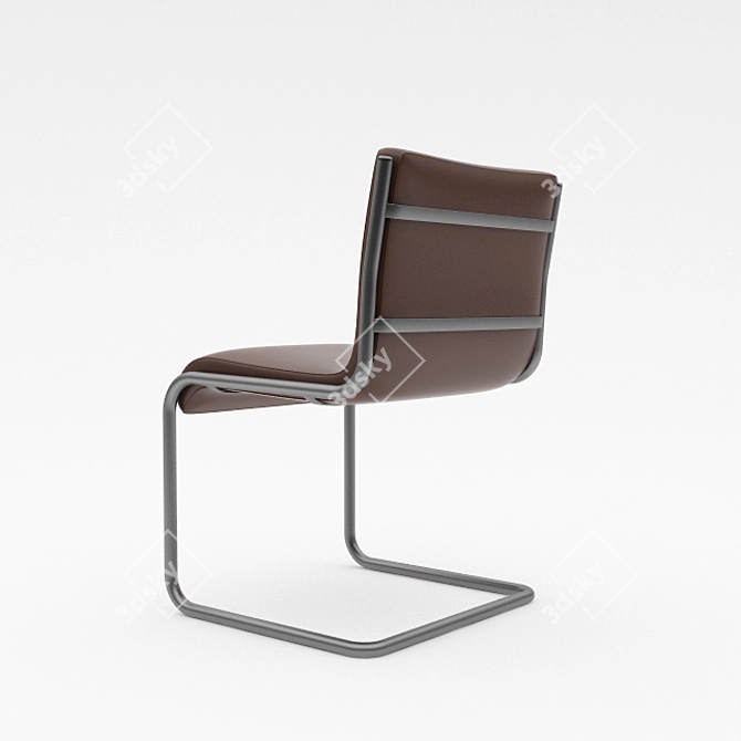 Elegant Carl Chair 3D model image 2