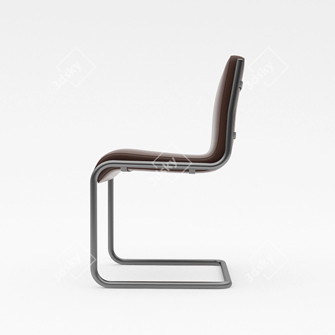 Elegant Carl Chair 3D model image 3