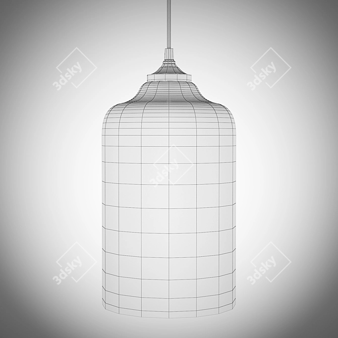 Sleek Bella Pendant Light 3D model image 2