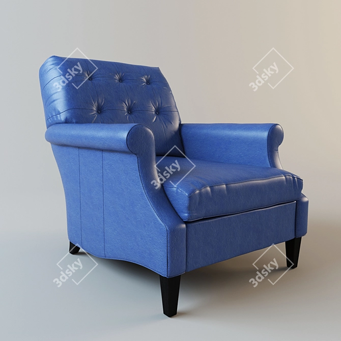 Palermo: Stylish and Comfortable Chair 3D model image 1