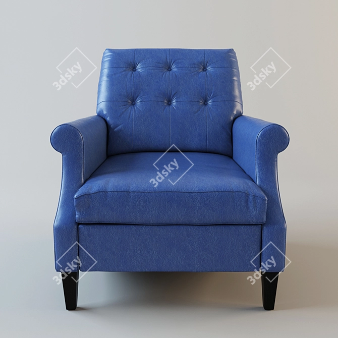 Palermo: Stylish and Comfortable Chair 3D model image 3