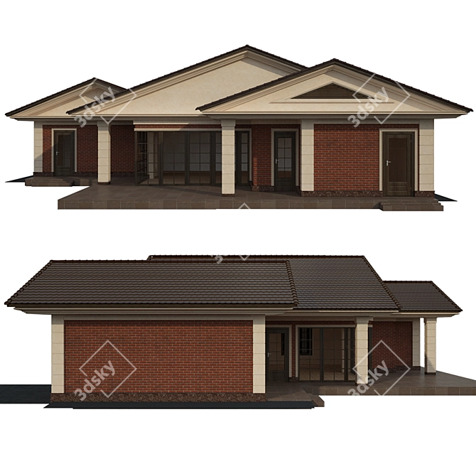 Cozy Cottage Collection 3D model image 1