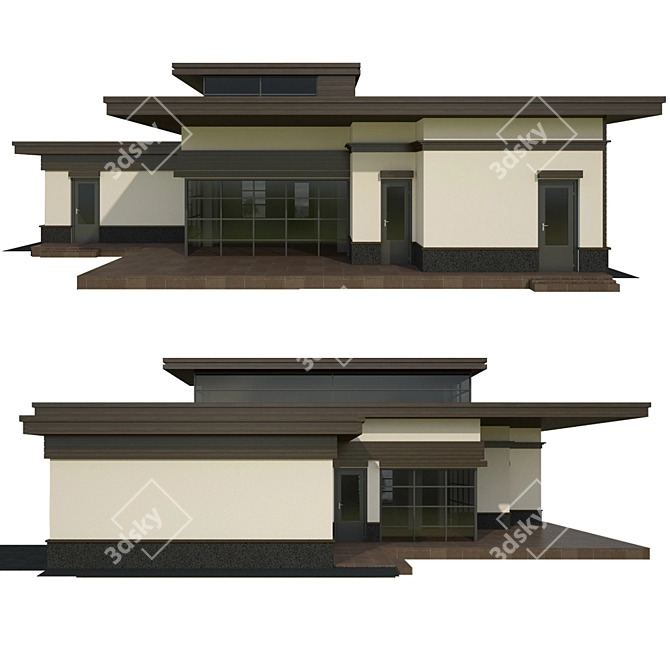 Luxury T4 Cottage Collection 3D model image 1