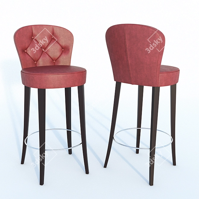 Euforia Bar Stool by Montbel 3D model image 1