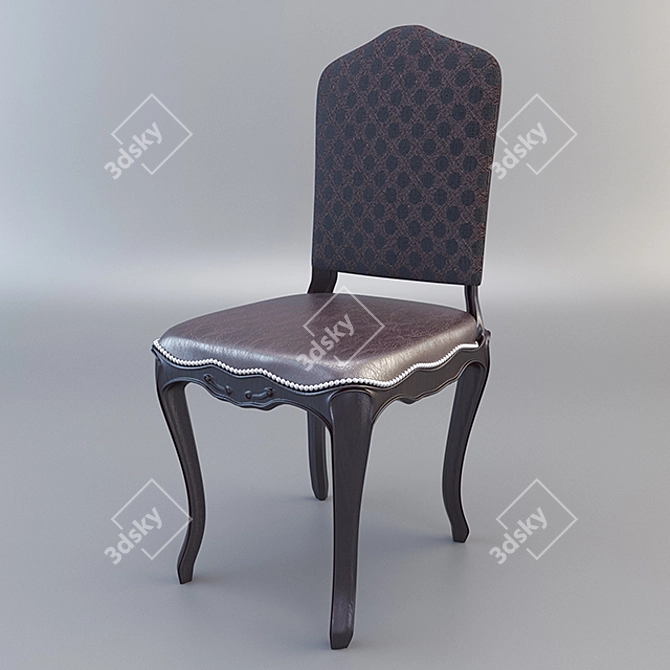 Stylish Nino Chair: Galimberti Mina 3D model image 1