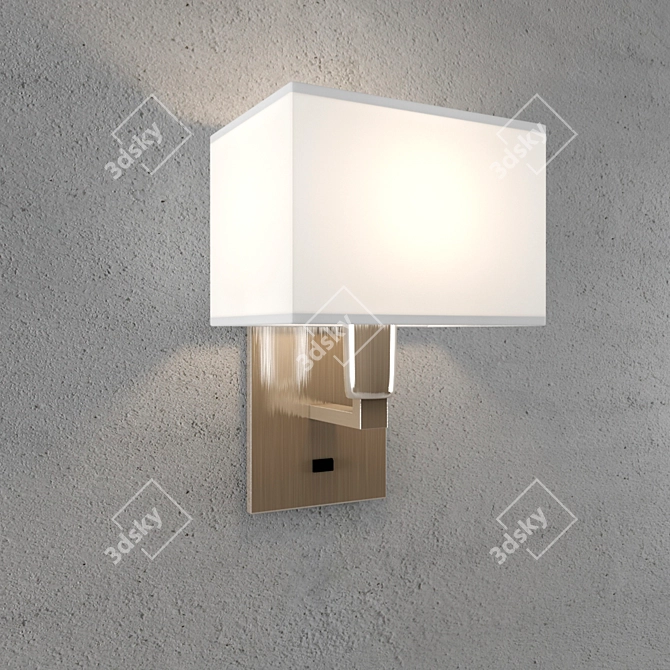 Modern Sconce with 1 E27 Socket | ArteLamp HALL A9248AP-1AB 3D model image 1