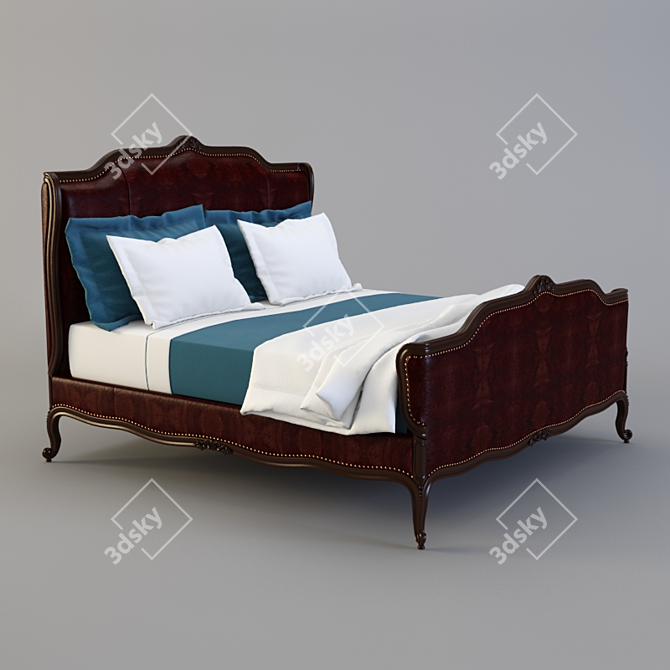 Ralph Lauren Chatsworth Bed 3D model image 1