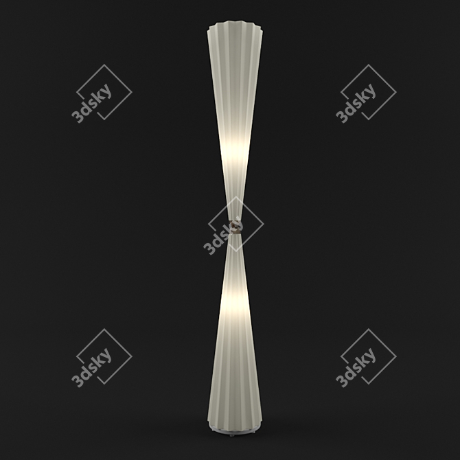 Reflex Angelo Plisse Floor Lamp: Elegant and Modern 3D model image 1