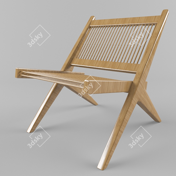 Eternal Comfort Lounge Chair 3D model image 1