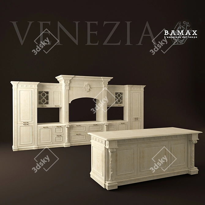 Venezia by Bamax: Exquisite Kitchen 3D model image 1