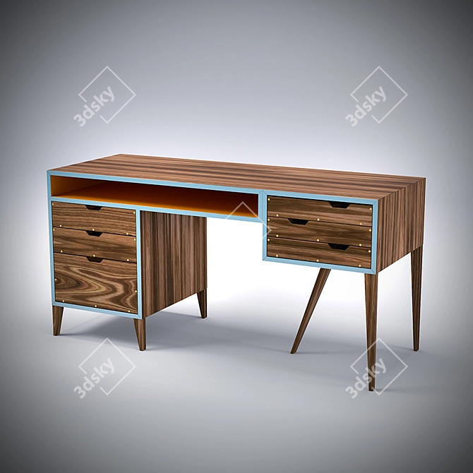 Kevin Michael Burns Writing Desk 3D model image 1