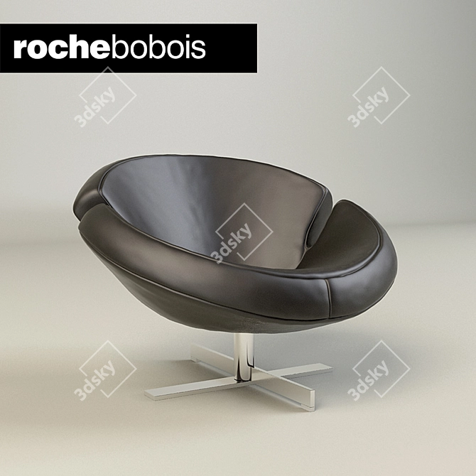 Contemporary French Armchair by Roche Bobois 3D model image 1