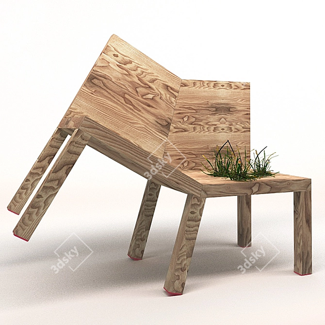 Title: Harmony Seat 3D model image 1