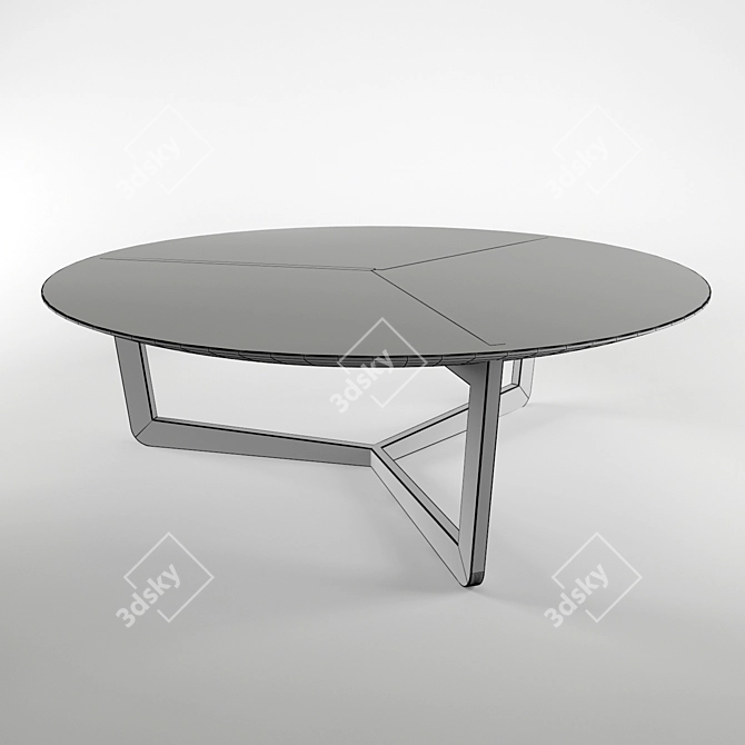 Minimalist Coffee Table T134: Sleek Design, Quality Craftsmanship 3D model image 3