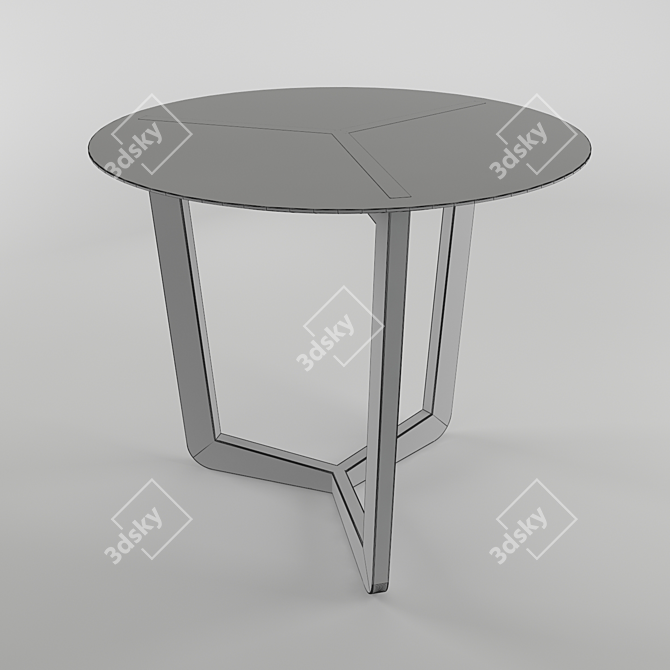 Modern Coffee Table T136 LQ-1 3D model image 3