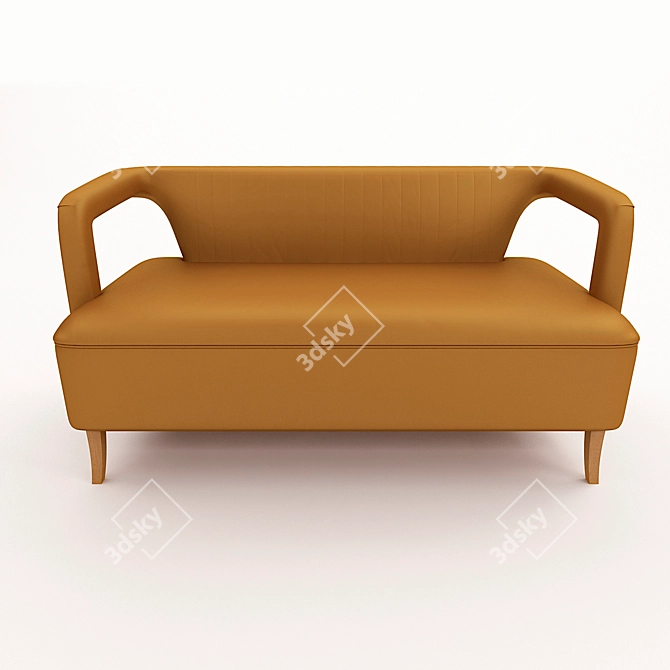 Modern and Stylish Brabbu Karoo Armchair 3D model image 2