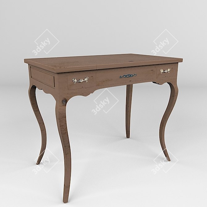 Elegance Vanity Table 3D model image 1