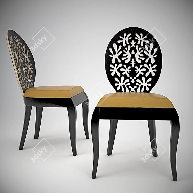  Blossom Bliss Chair 3D model image 1