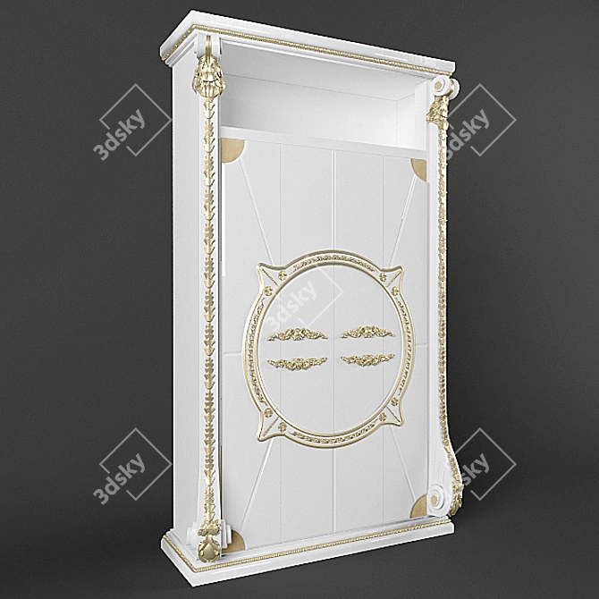 Stylish Storage Solution 3D model image 1