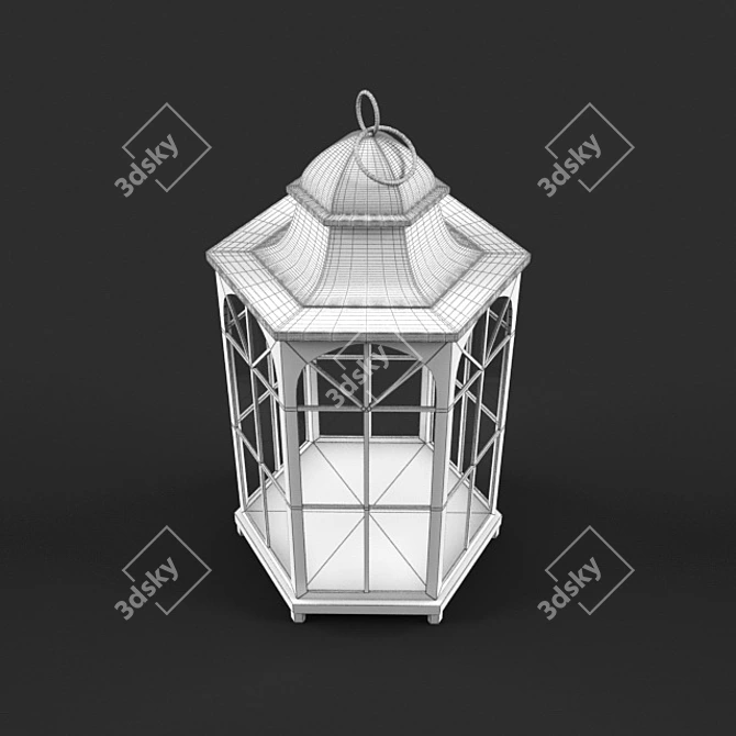 GlowLite Lantern: Illuminate Your Adventure 3D model image 3