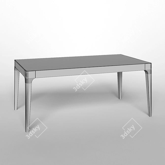 Modern Dining Table MT1213A (3D Model) 3D model image 3