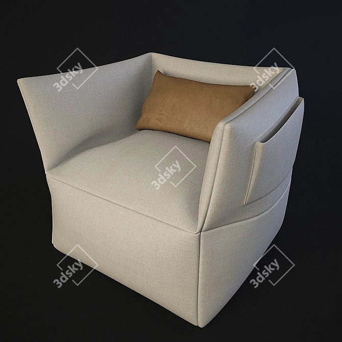 Modern Chair 3D model image 1