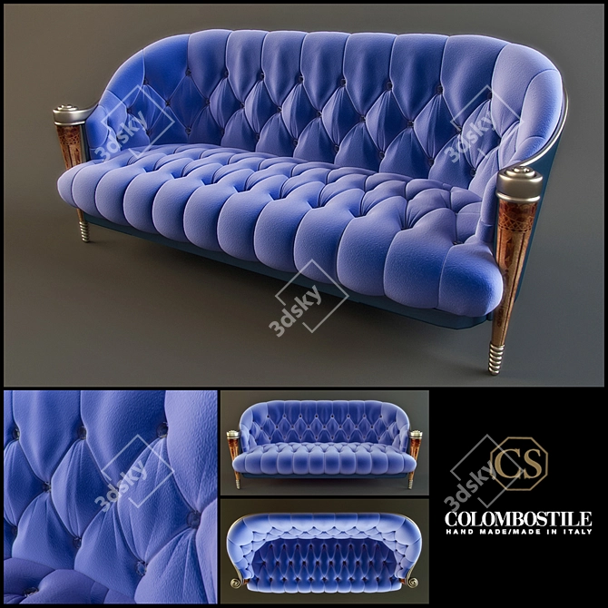 ColomboStile 0406 DV2-S Sofa 3D model image 1