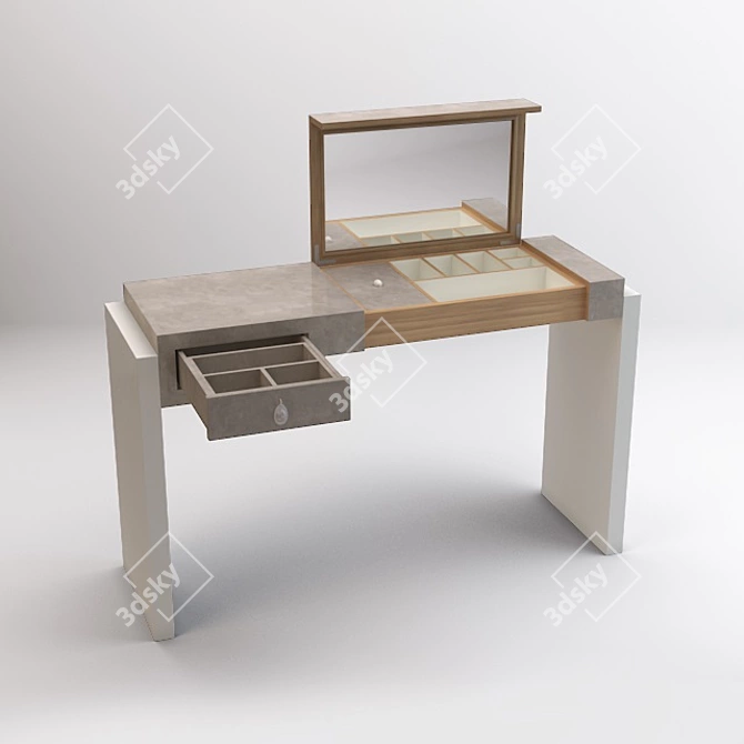 Elegant Vanity Table by Dk Home 3D model image 1