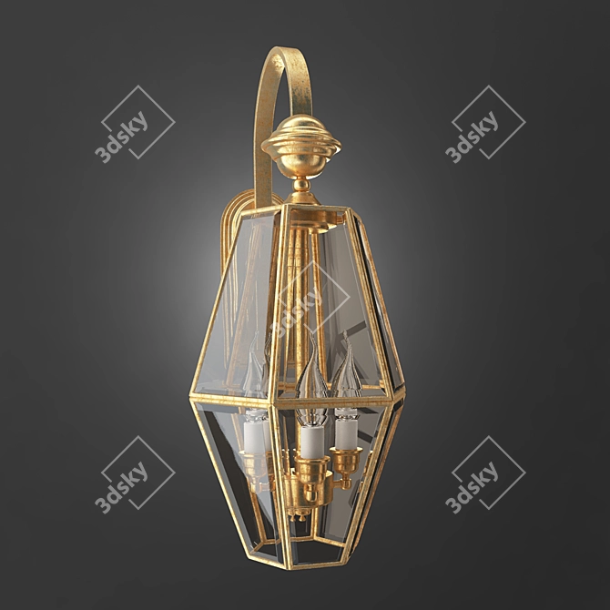 TINKO 708 Three-Lamp Decorative Pendant 3D model image 1