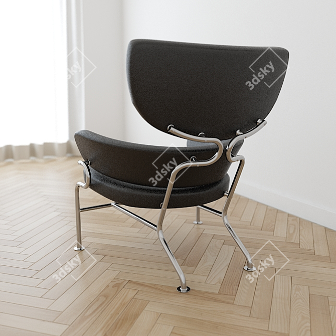 Cassina Tre Pezzi Armchair 3D model image 3