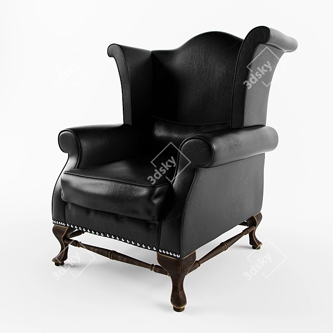 Elegant Visionnaire Chair 3D model image 1