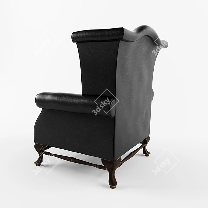 Elegant Visionnaire Chair 3D model image 2